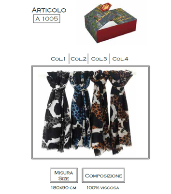 SCIARPA DONNA A1005 Tellini S.r.l. Ingrosso Abbigliamento